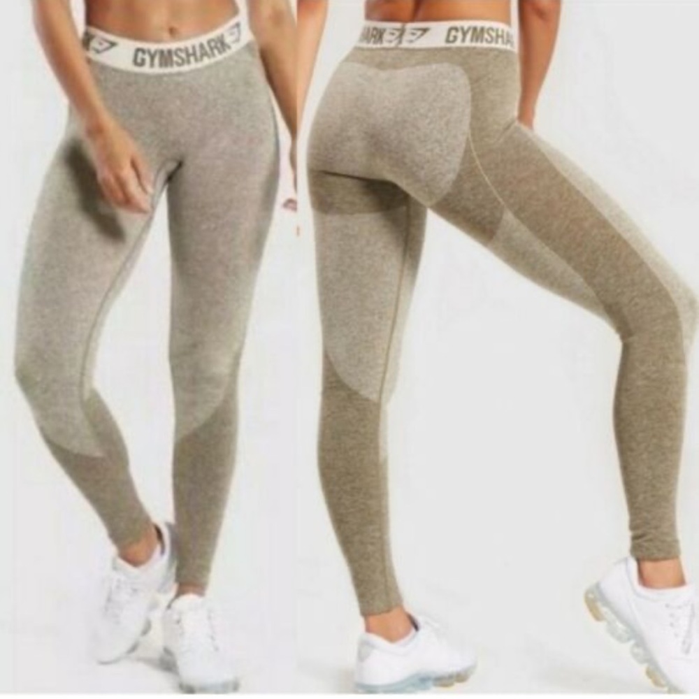 Gymshark Olive Green Flex Leggings - Picture 1 of 7
